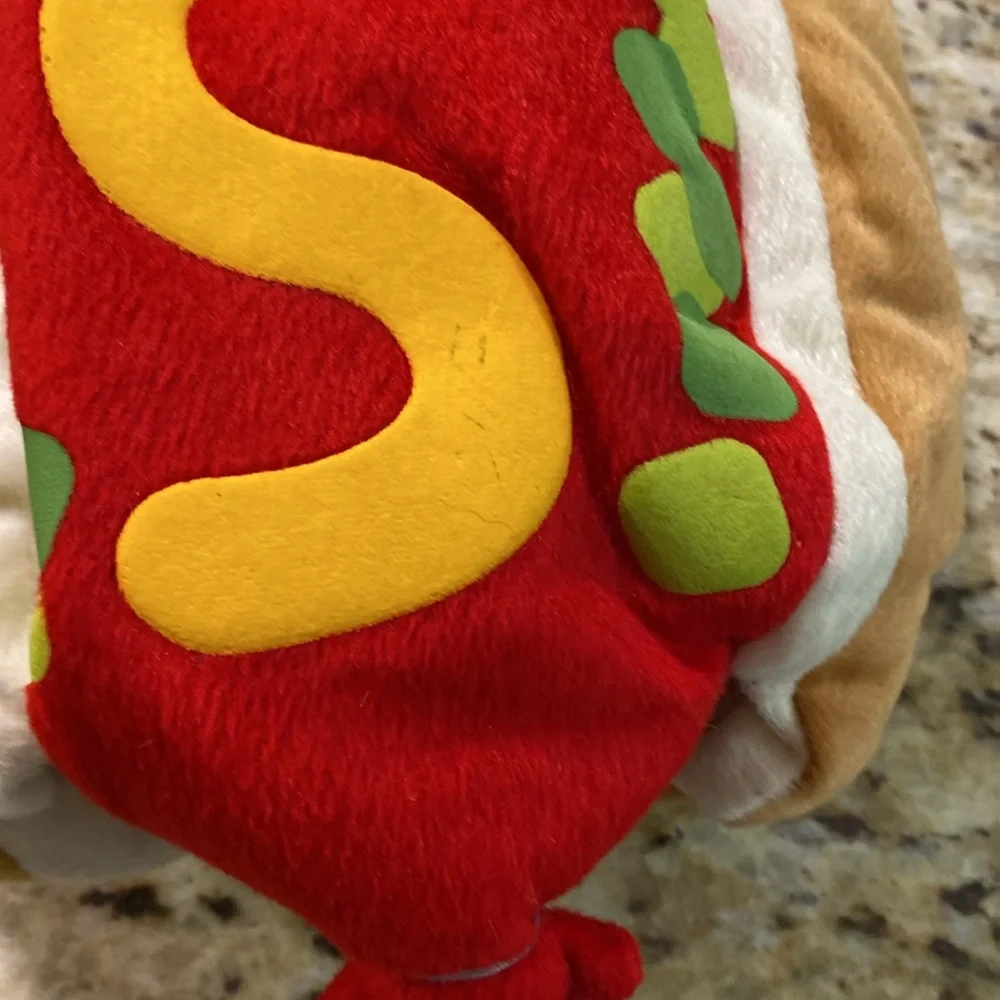 Small Halloween Dog Cat Costume Hot Dog